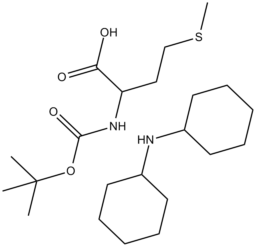 Boc-Met-OH.DCHA Chemical Structure