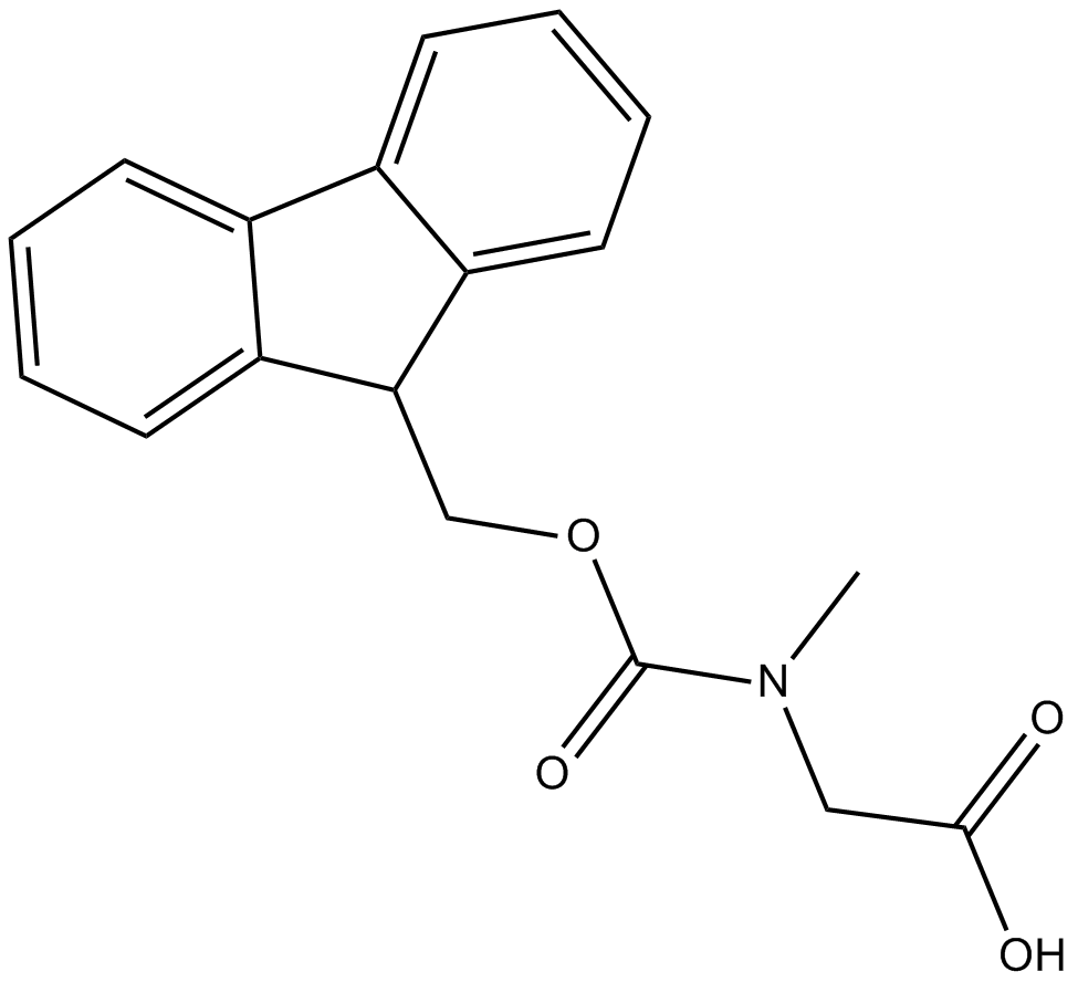 Fmoc-Sar-OH  Chemical Structure