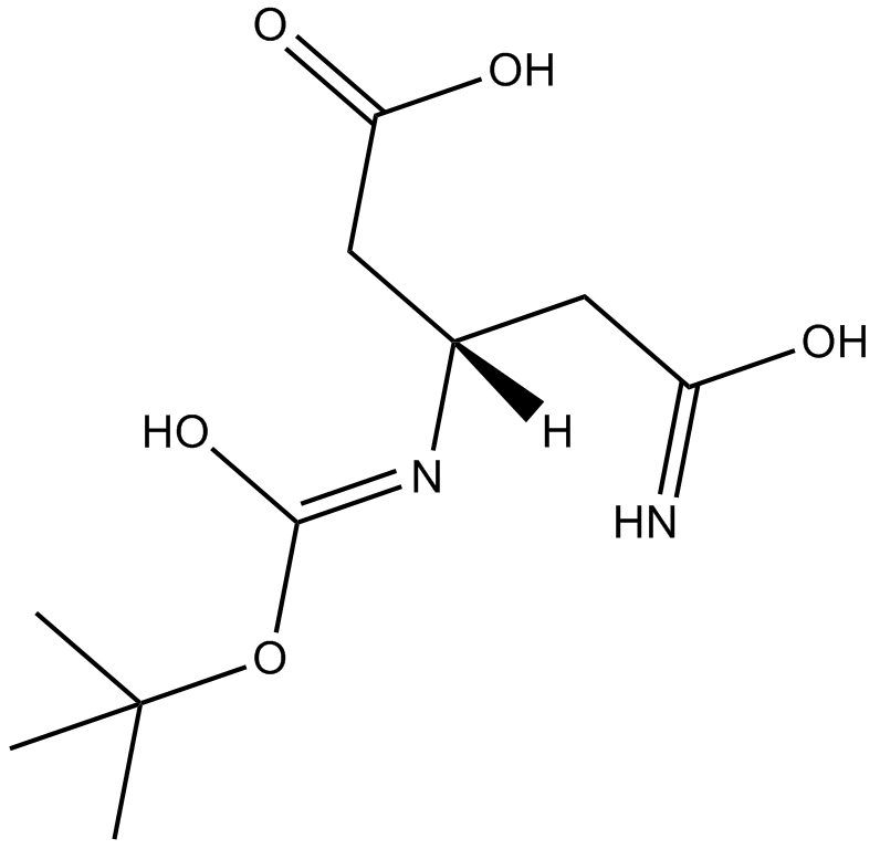 Boc- ß-HoAsn-OH  Chemical Structure