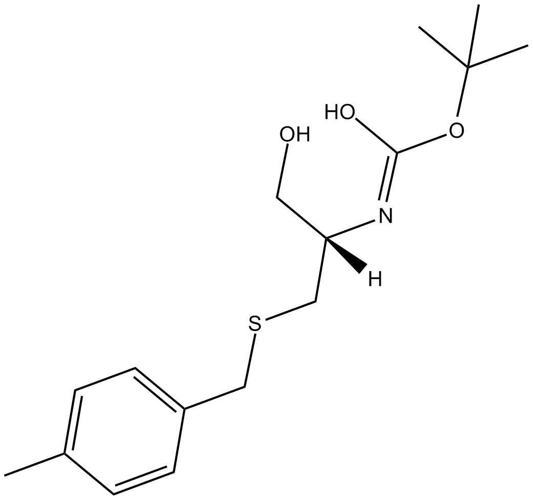 Boc-D-Cys(pMeBzl)-ol Chemical Structure