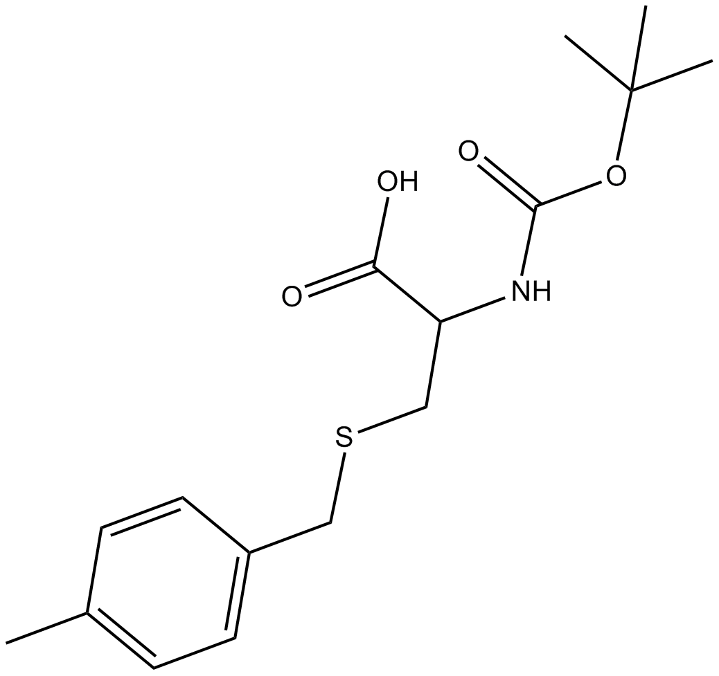 Boc-Cys(pMeBzl)-OH  Chemical Structure