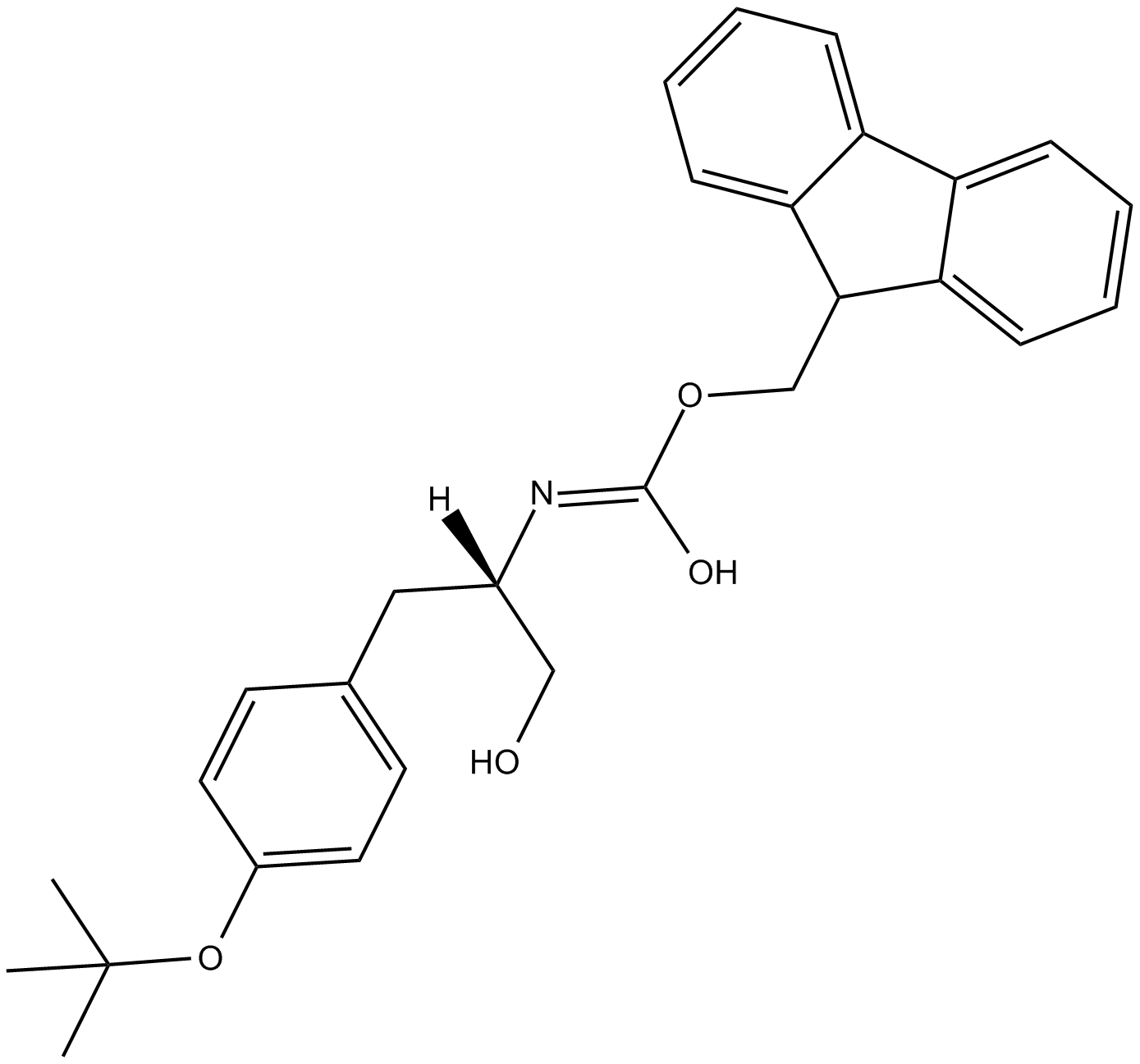 Fmoc-Tyr(tBu)-ol Chemical Structure