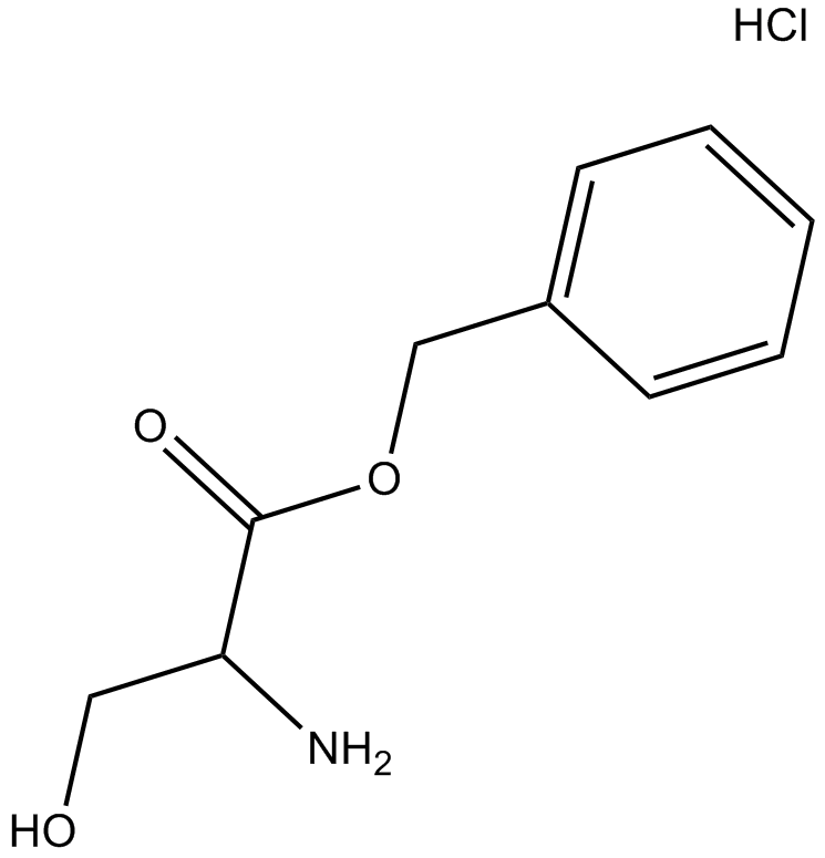 H-D-Ser-OBzl.HCl 化学構造