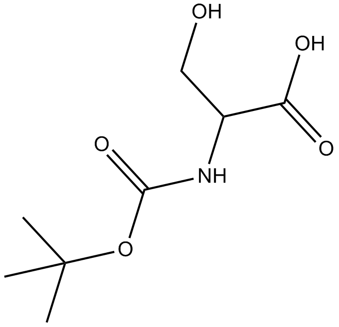 Boc-D-Ser-OH  Chemical Structure