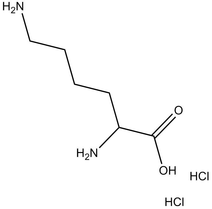 H-Lys-OH.2HCl 化学構造