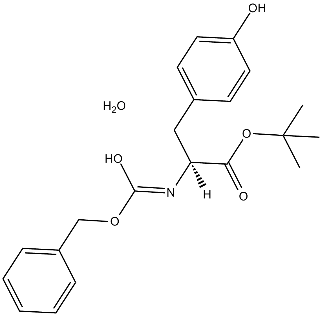 Z-Tyr-OtBu·H2O التركيب الكيميائي