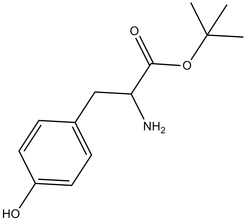 H-Tyr-OtBu 化学構造