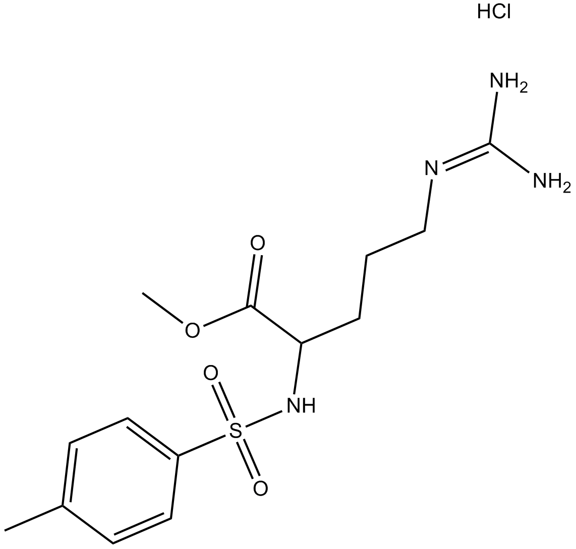Tos-Arg-OMe·HCl 化学構造
