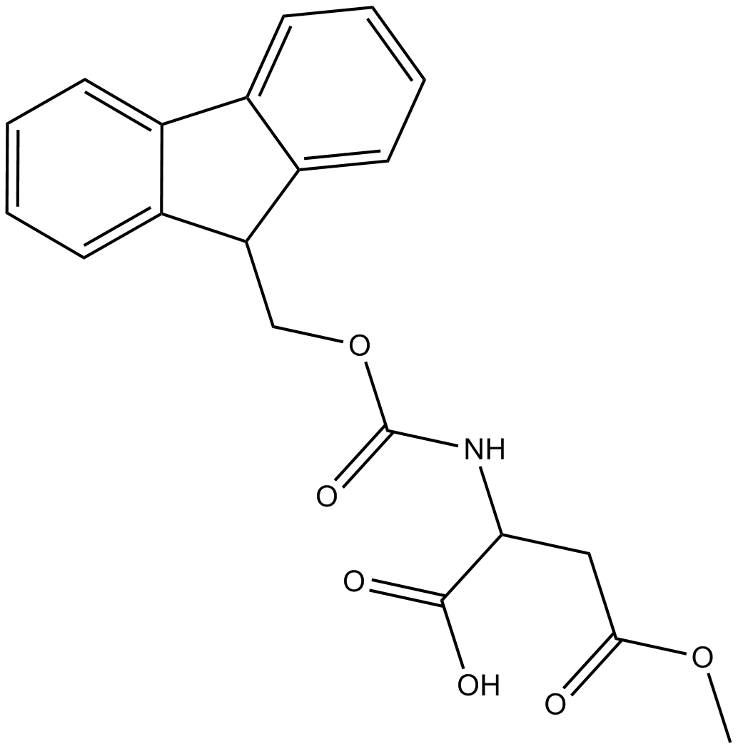 Fmoc-Asp(OMe)-OH  Chemical Structure