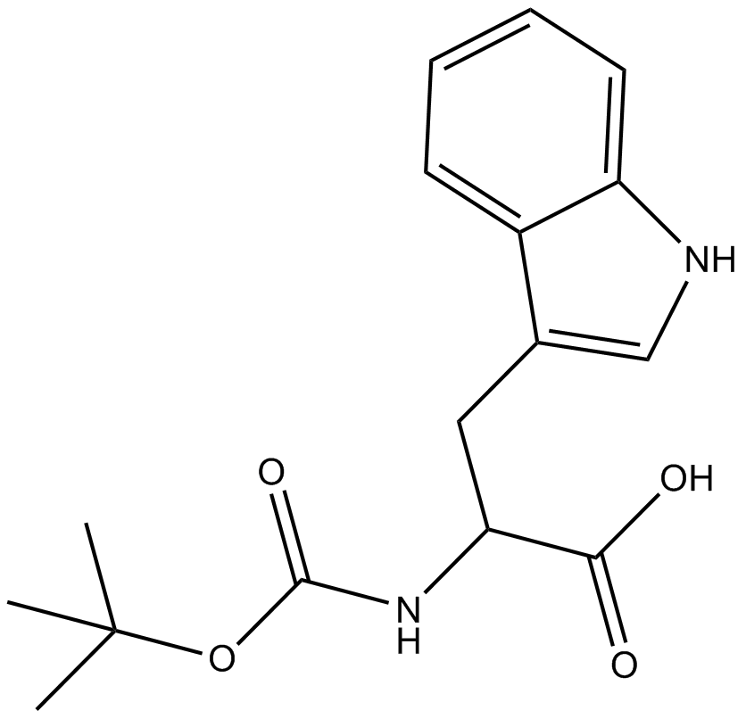Boc-Trp-OH  Chemical Structure