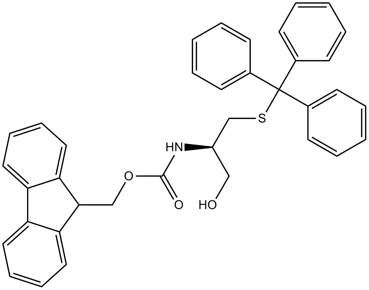 Fmoc-Cysteinol(Trt) التركيب الكيميائي