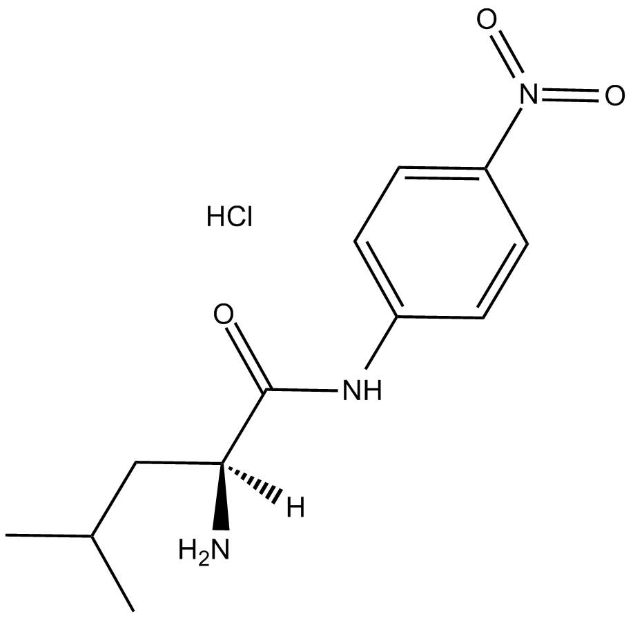 H-Leu-pNA·HCl 化学構造
