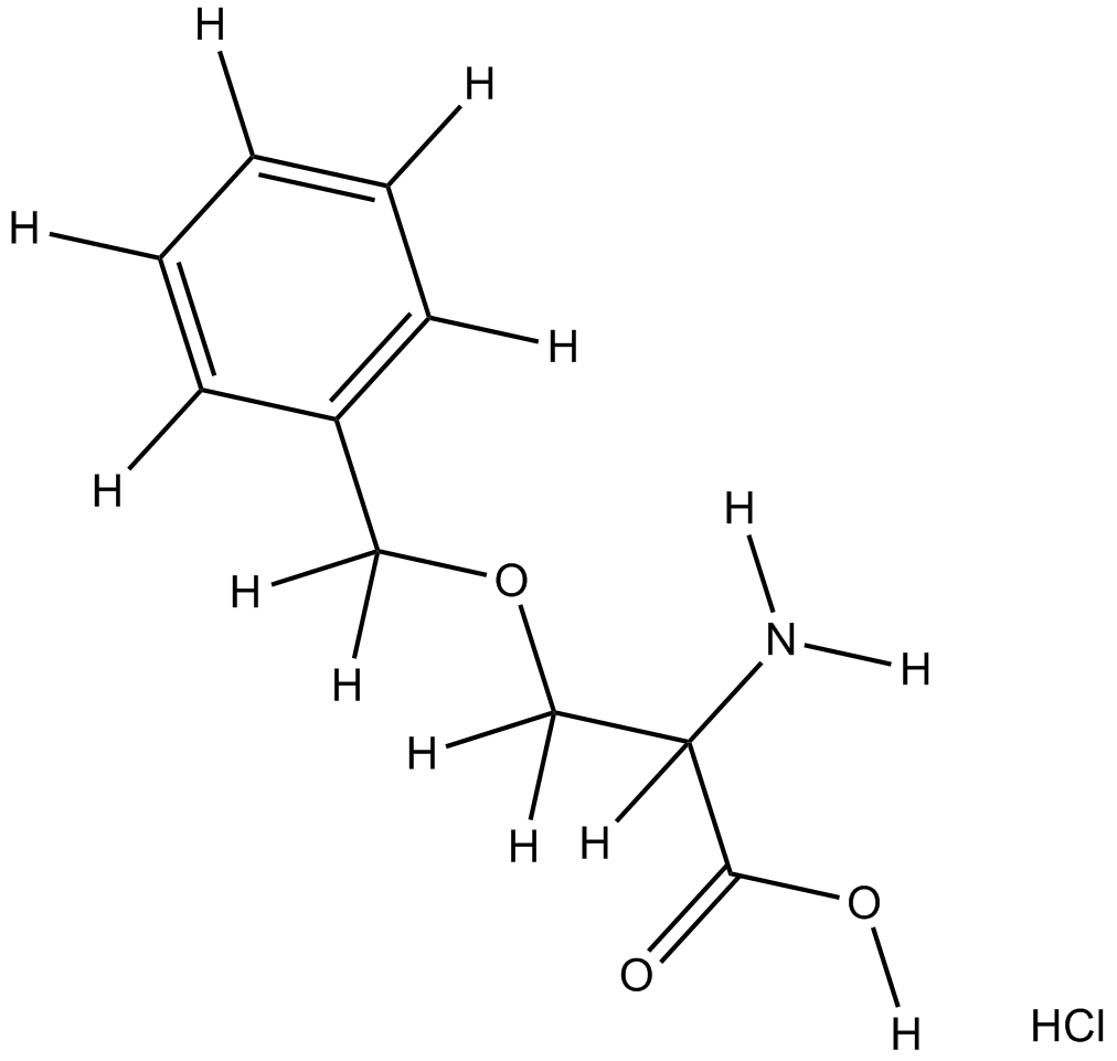 H-D-Ser(OBzl)-OH·HCl  Chemical Structure