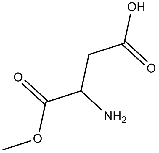 H-DL-Asp-Ome 化学構造