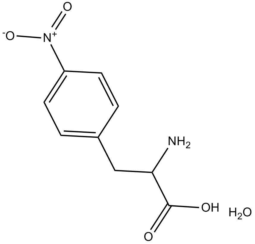 H-D-Phe(4-NO2)-OH 化学構造