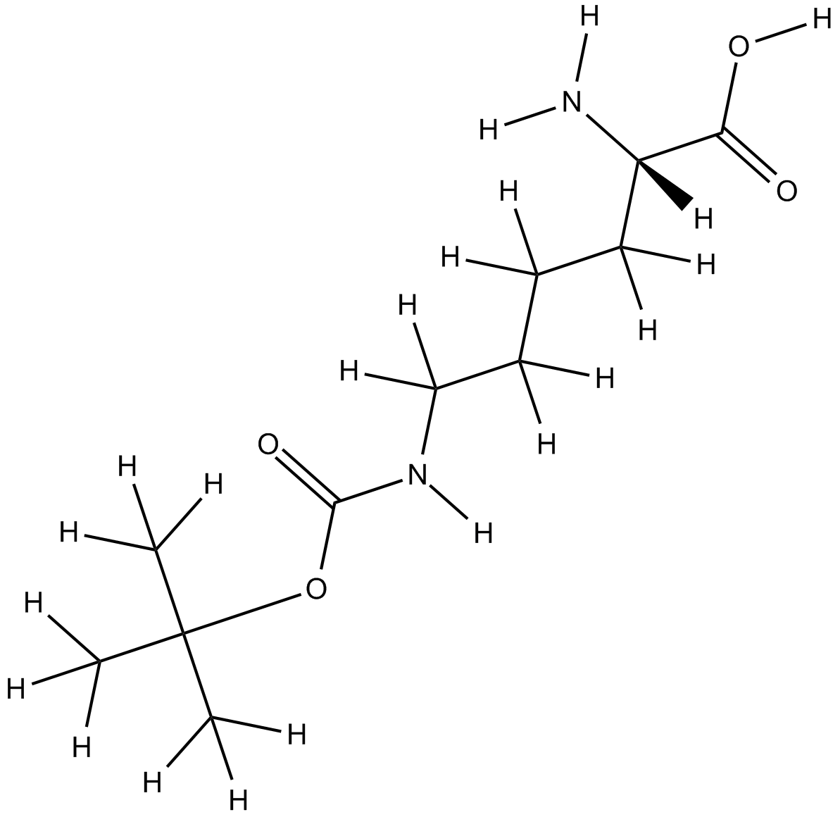 H-Lys(Boc)-2-Chlorotrityl Resin  Chemical Structure