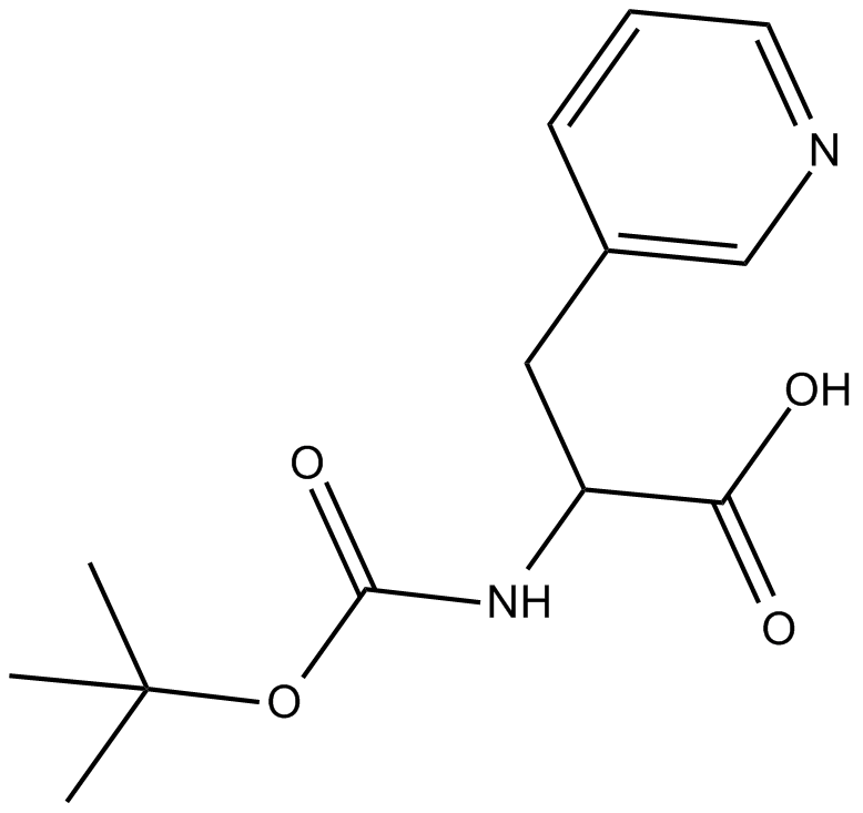 Boc-D-3-Pal-OH Chemical Structure
