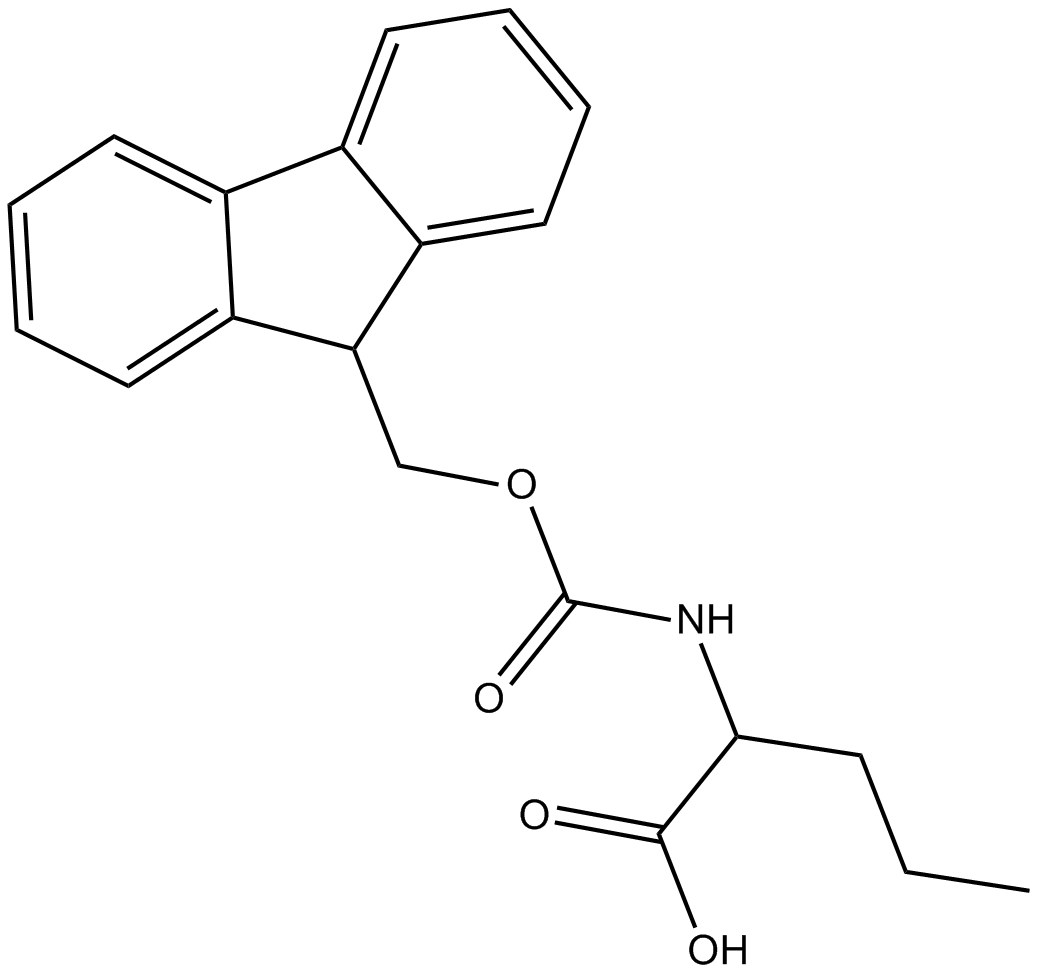 Fmoc-Nva-OH  Chemical Structure