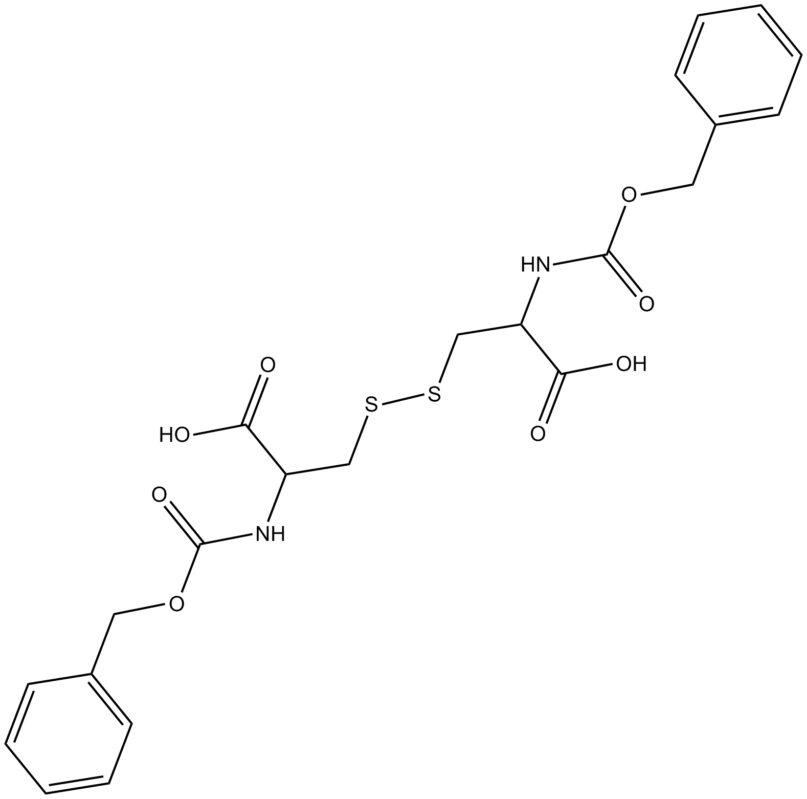 (Z-Cys-OH)2  Chemical Structure