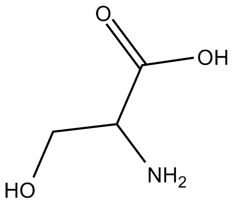 H-D-Ser-OH 化学構造