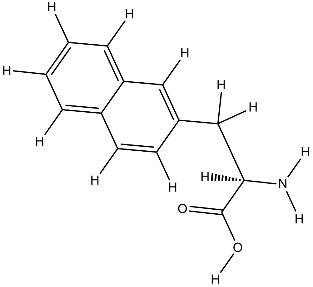 H-D-2-Nal-OH?HCl 化学構造