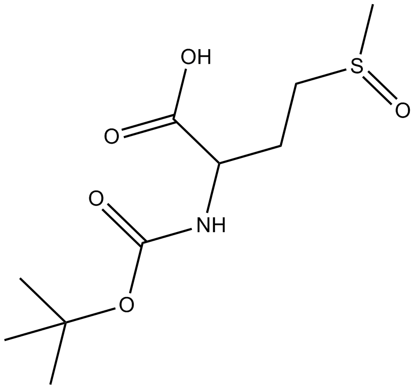 Boc-Met(O)-OH  Chemical Structure