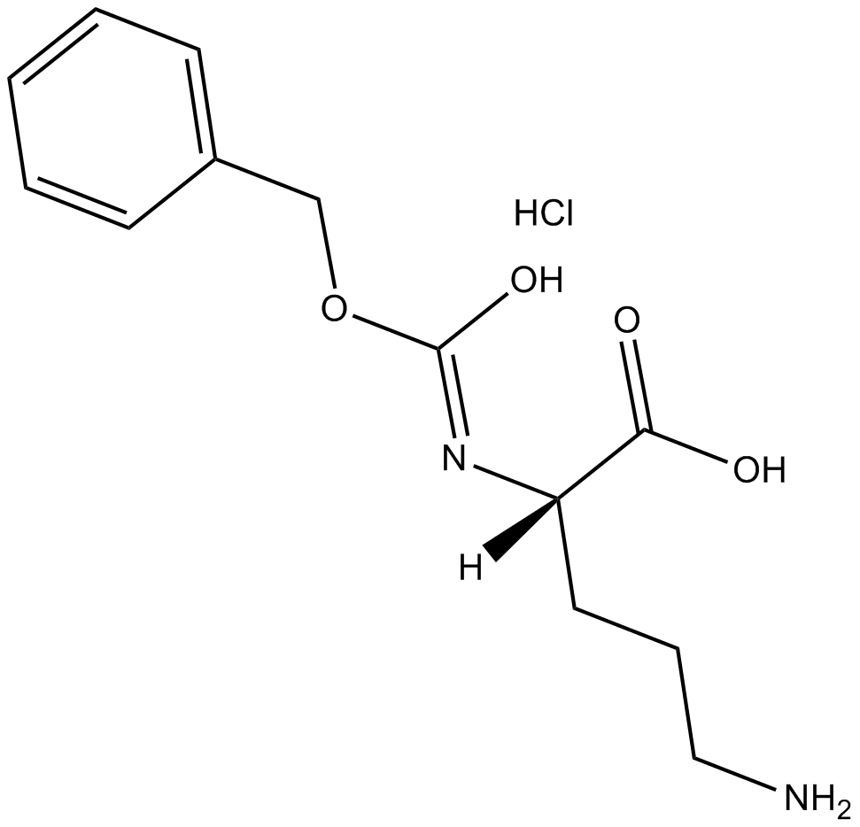 Z-Orn-OH.HCl 化学構造