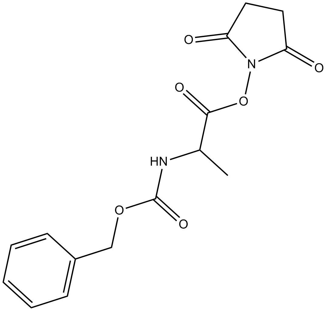 Z-Ala-OSu 化学構造