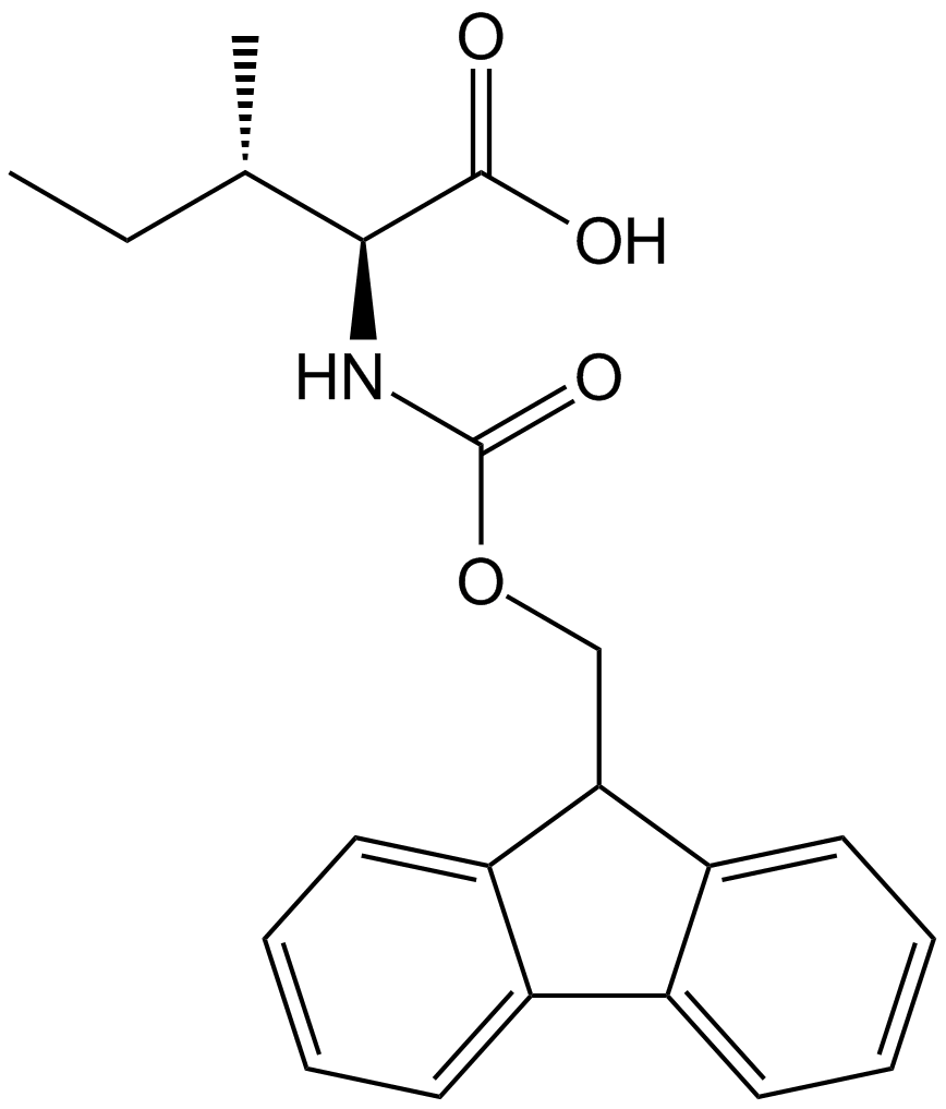 Fmoc-Ile-OH 化学構造
