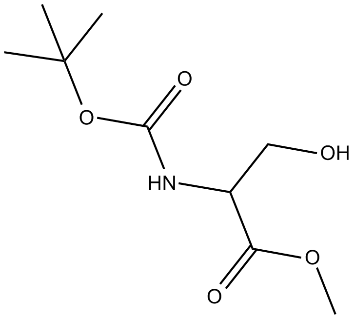 Boc-D-Ser-OMe Chemische Struktur