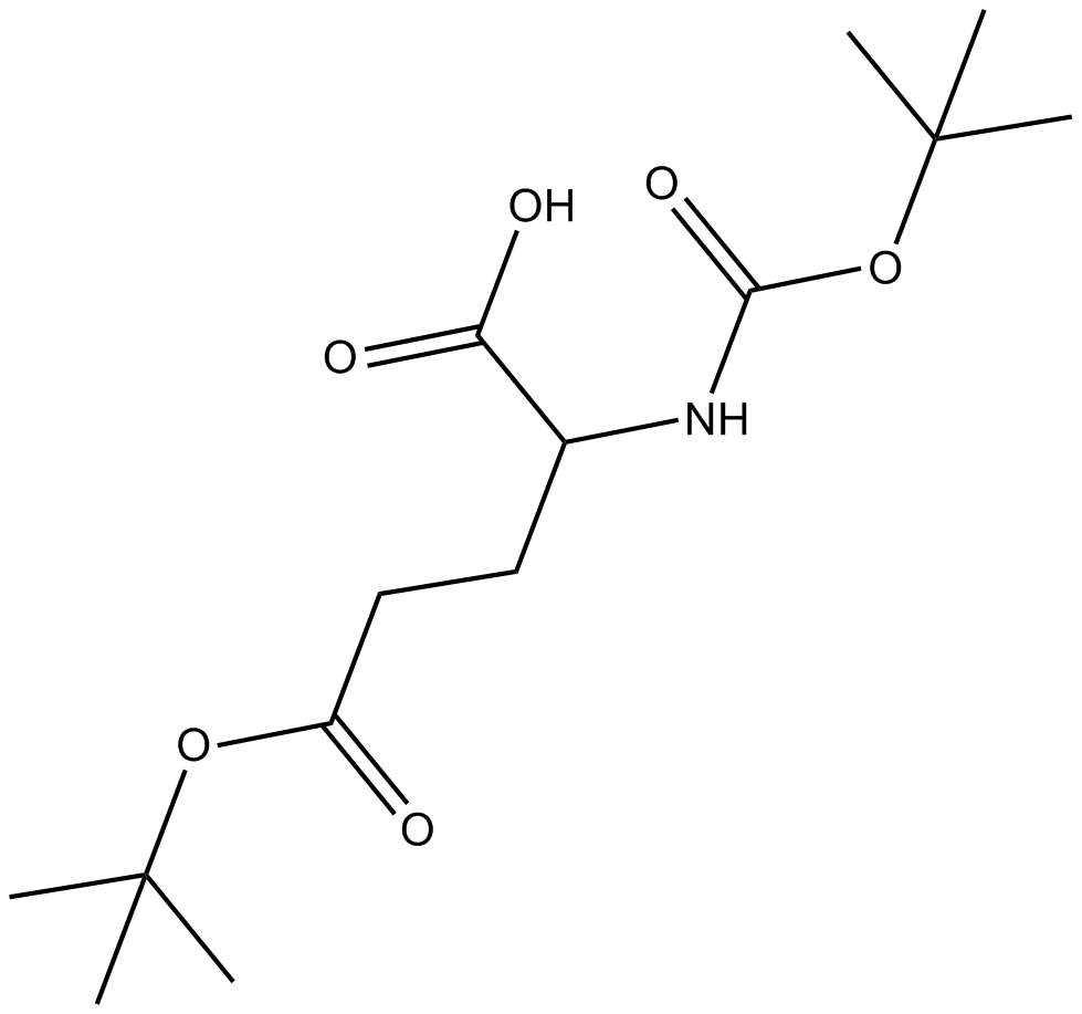 Boc-Glu(OtBu)-OH Chemische Struktur