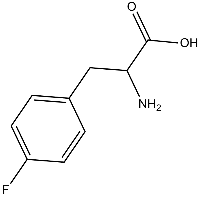 H-Phe(4-F)-OH 化学構造