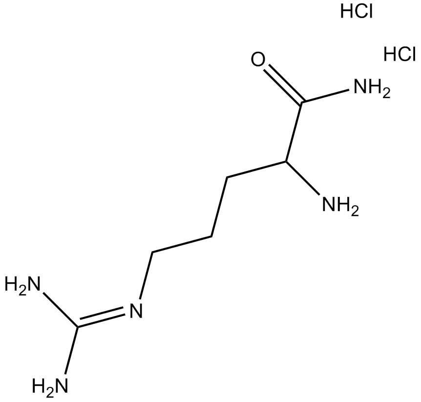 H-D-Arg-NH2?2HCl 化学構造