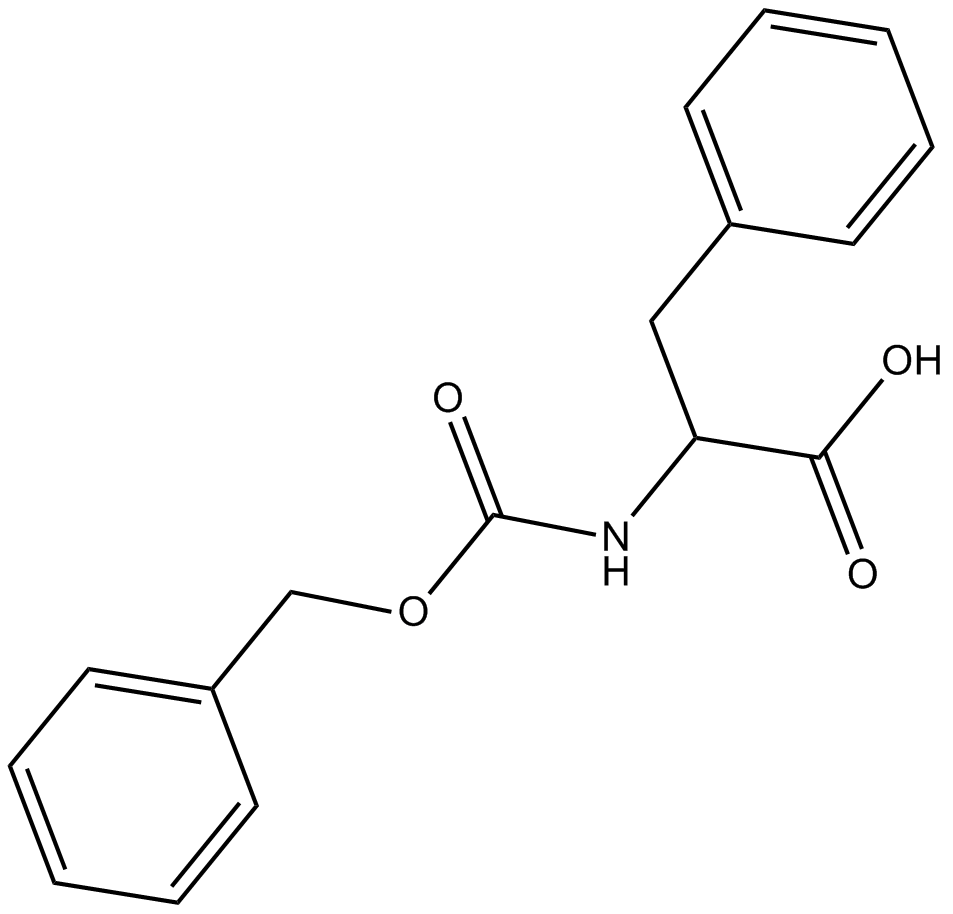 Z-D-Phe-OH 化学構造