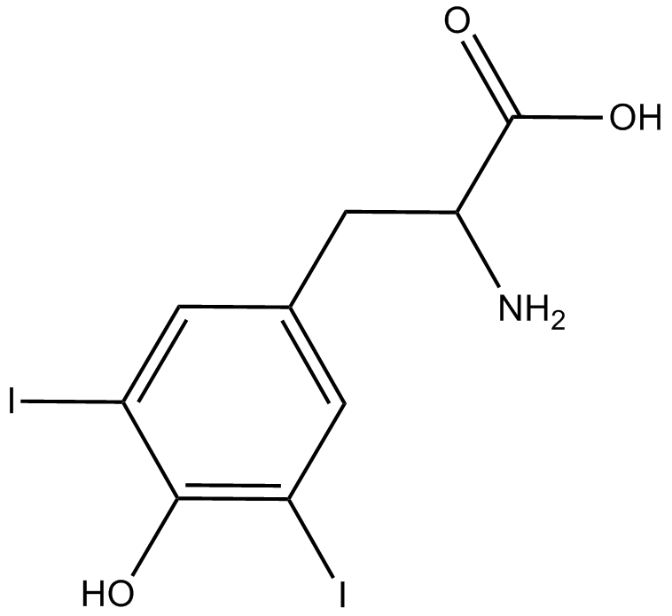 H-Tyr(3,5-I2)-OH  Chemical Structure