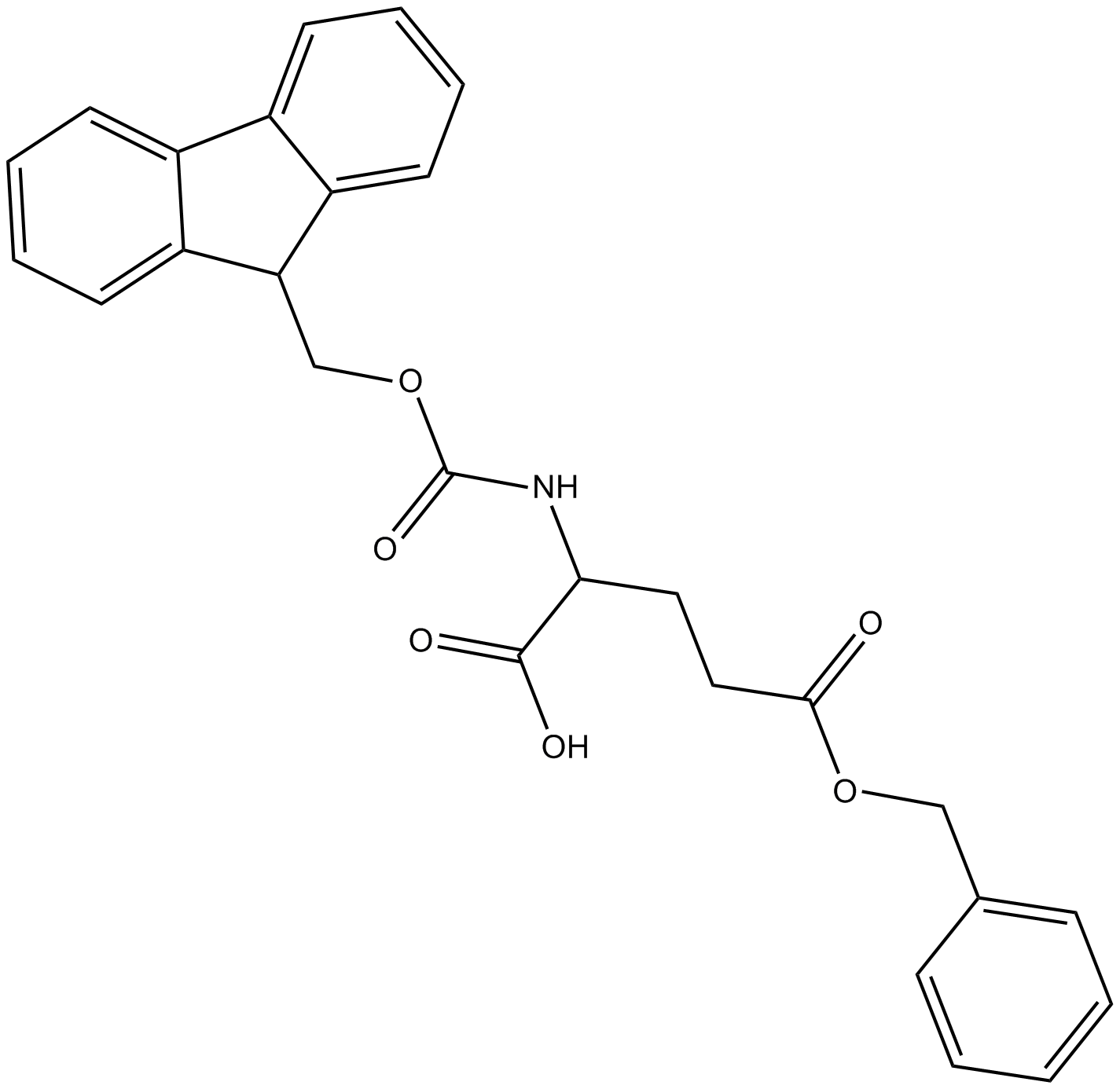 Fmoc-Glu(OBzl)-OH  Chemical Structure