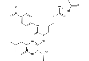 H-D-Leu-Thr-Arg-pNA acetate salt  التركيب الكيميائي
