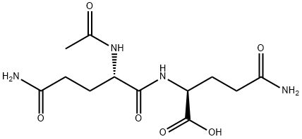 Ac-Gln-Gln-OH Chemische Struktur