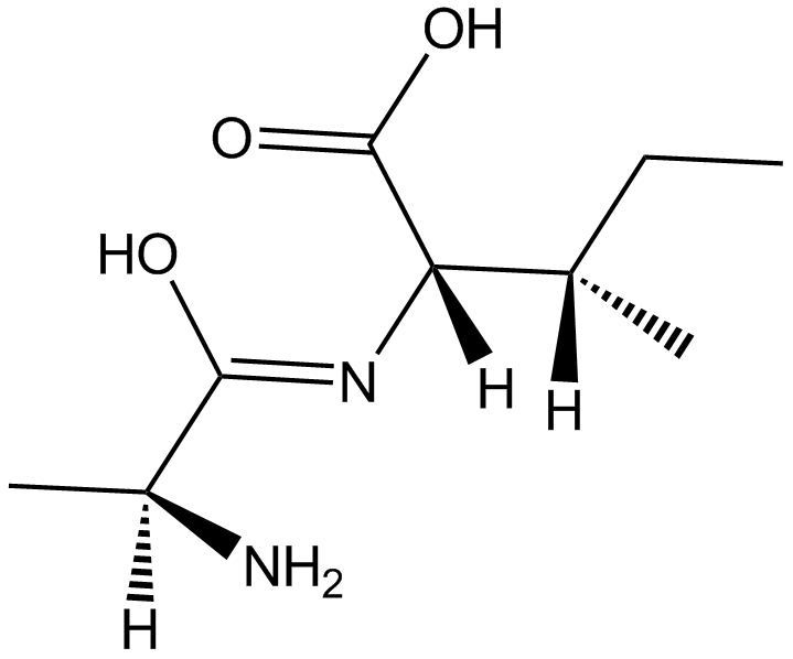 H-Ala-Ile-OH 化学構造