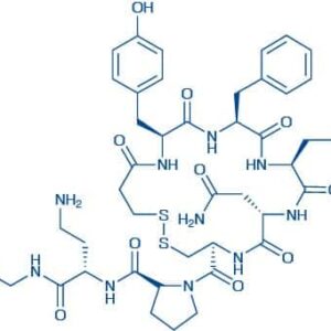 (Deamino-Cys¹,β-cyclohexyl-Ala?,Dab?)-Vasopressin Chemical Structure