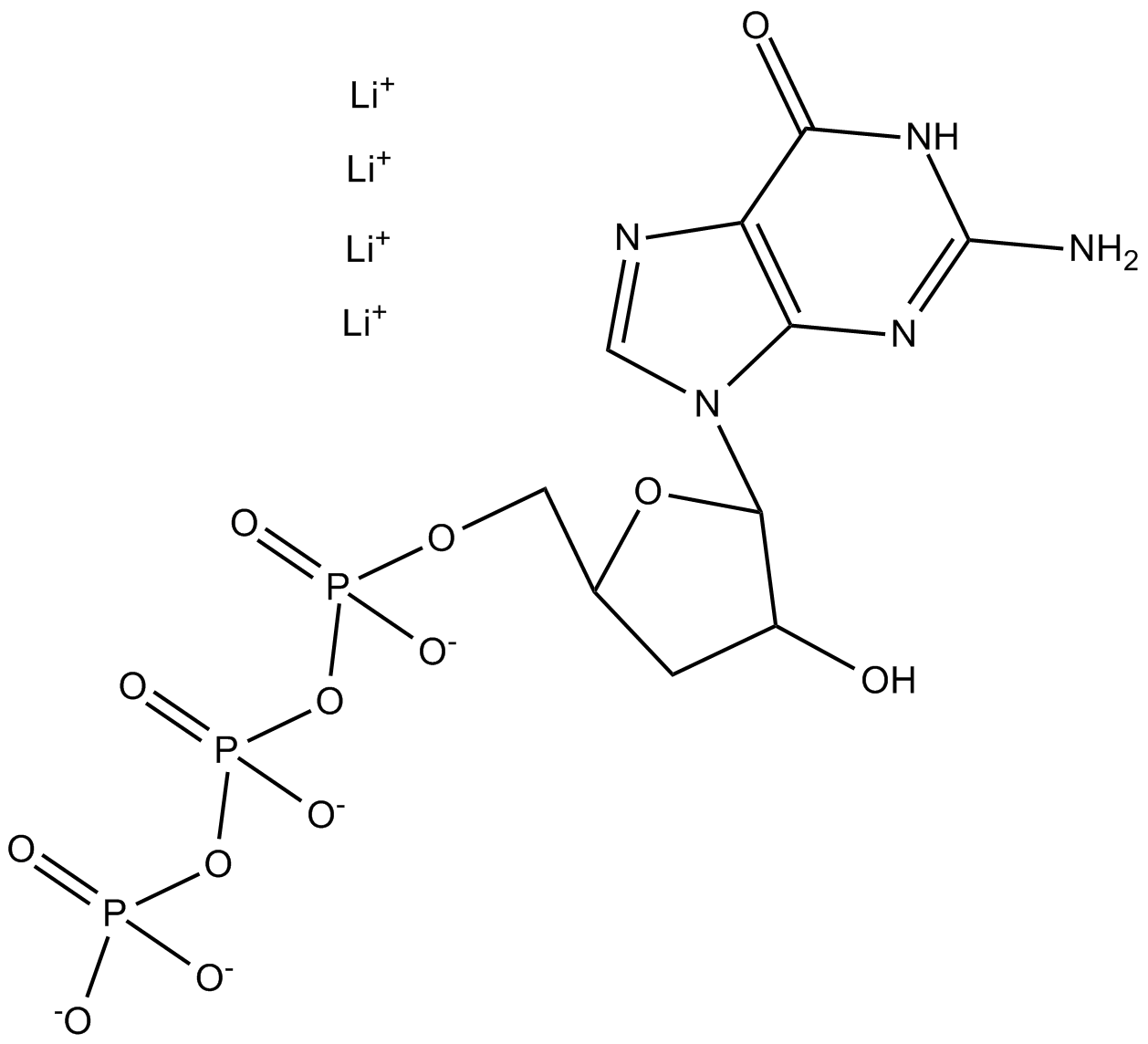 3'-dGTP  Chemical Structure