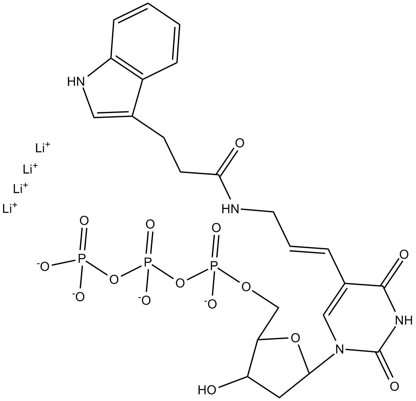 5-Indolyl-AA-dUTP  Chemical Structure