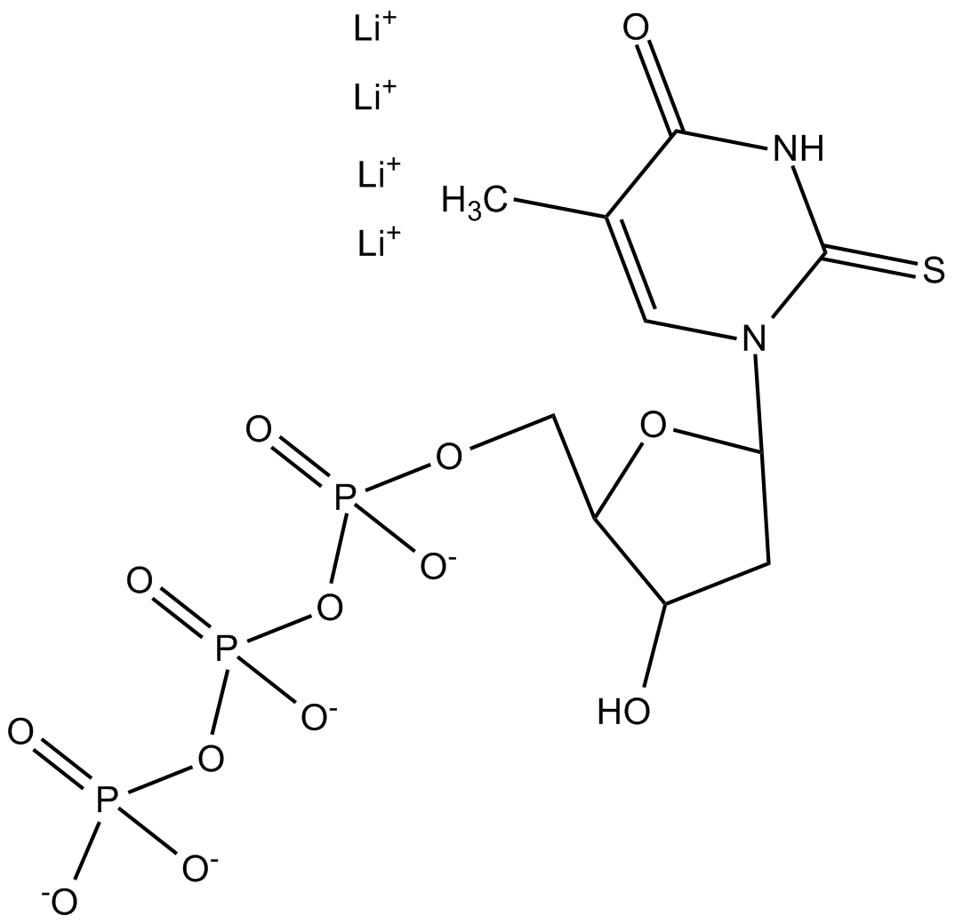 2-Thio-dTTP  Chemical Structure