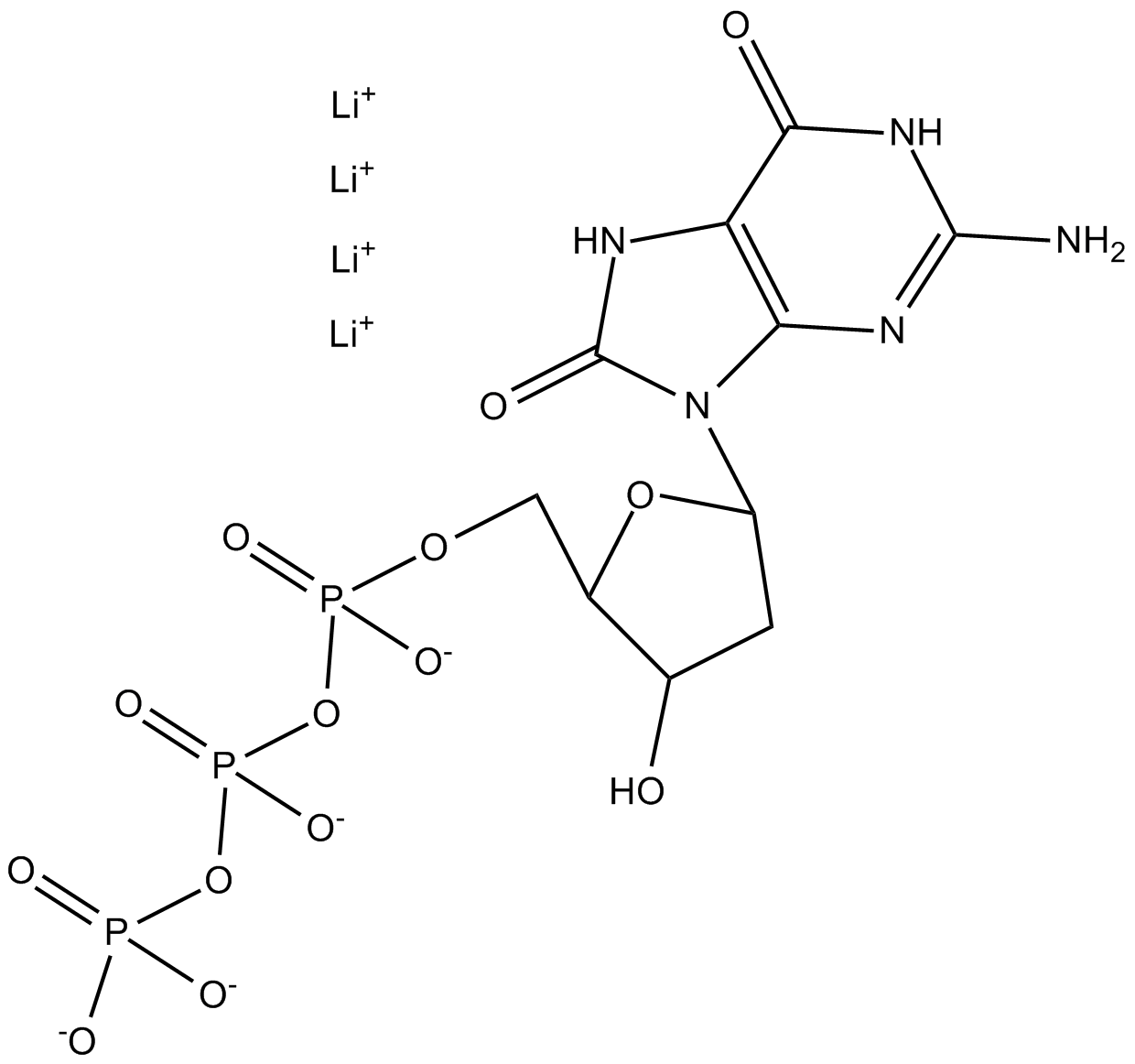8-Oxo-dGTP  Chemical Structure