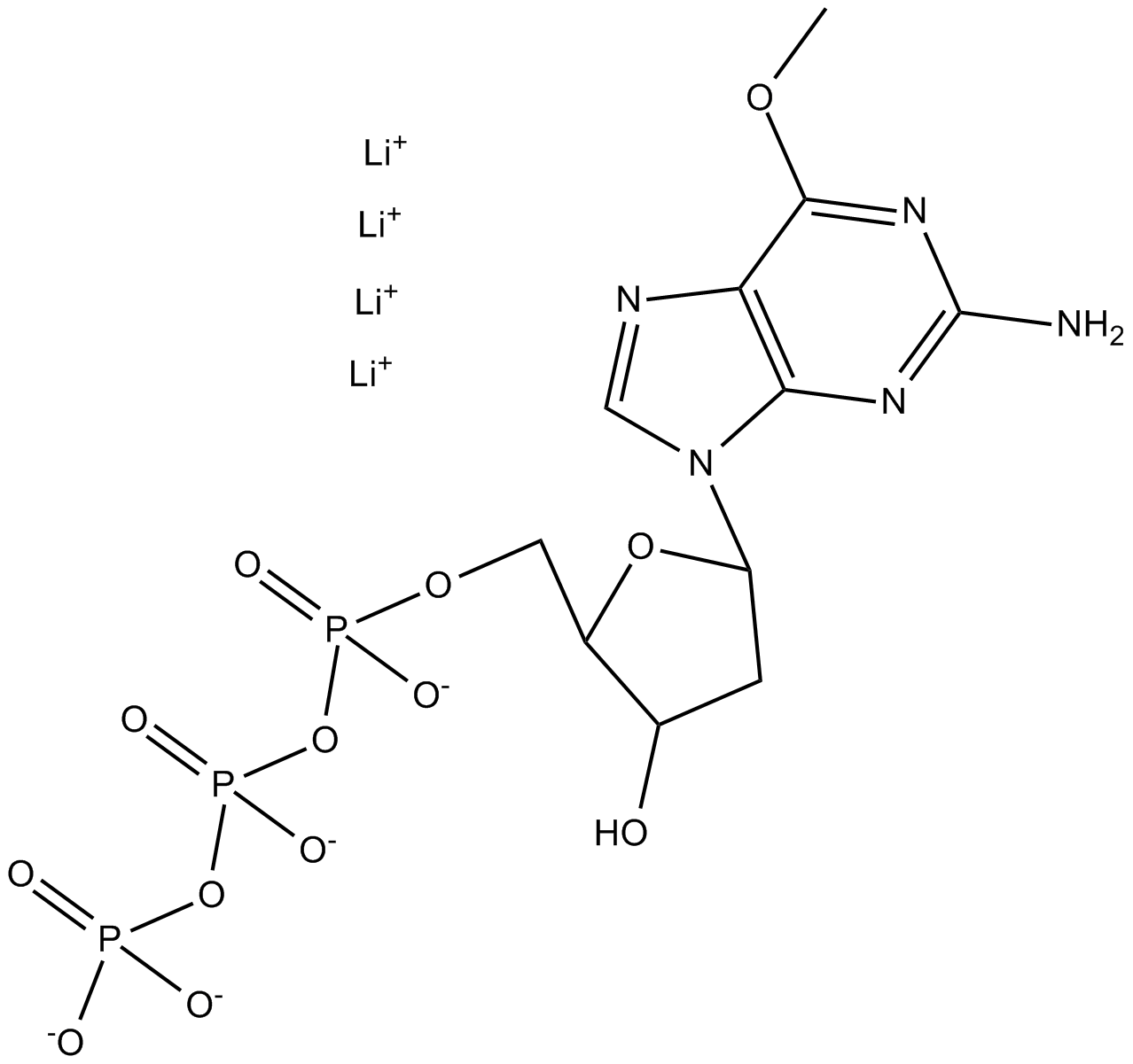 O6-Methyl-dGTP  Chemical Structure