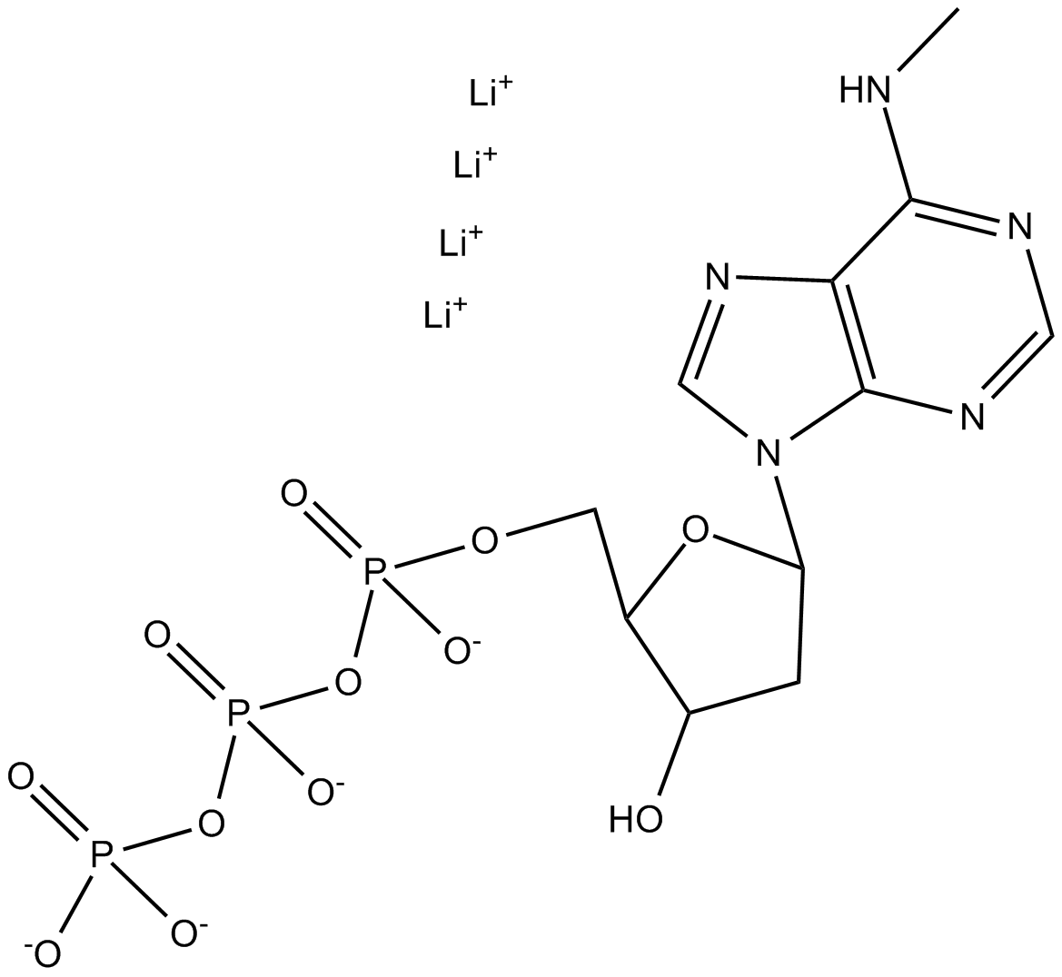 N6-Methyl-dATP  Chemical Structure