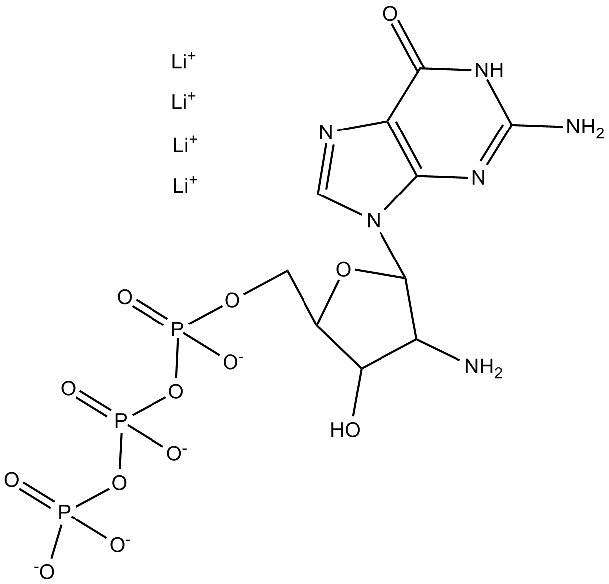 2'-Amino-dGTP  Chemical Structure