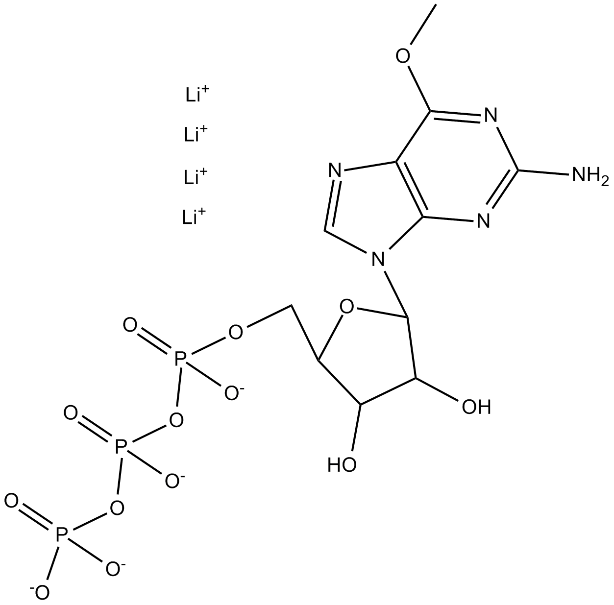O6-Methyl-GTP  Chemical Structure