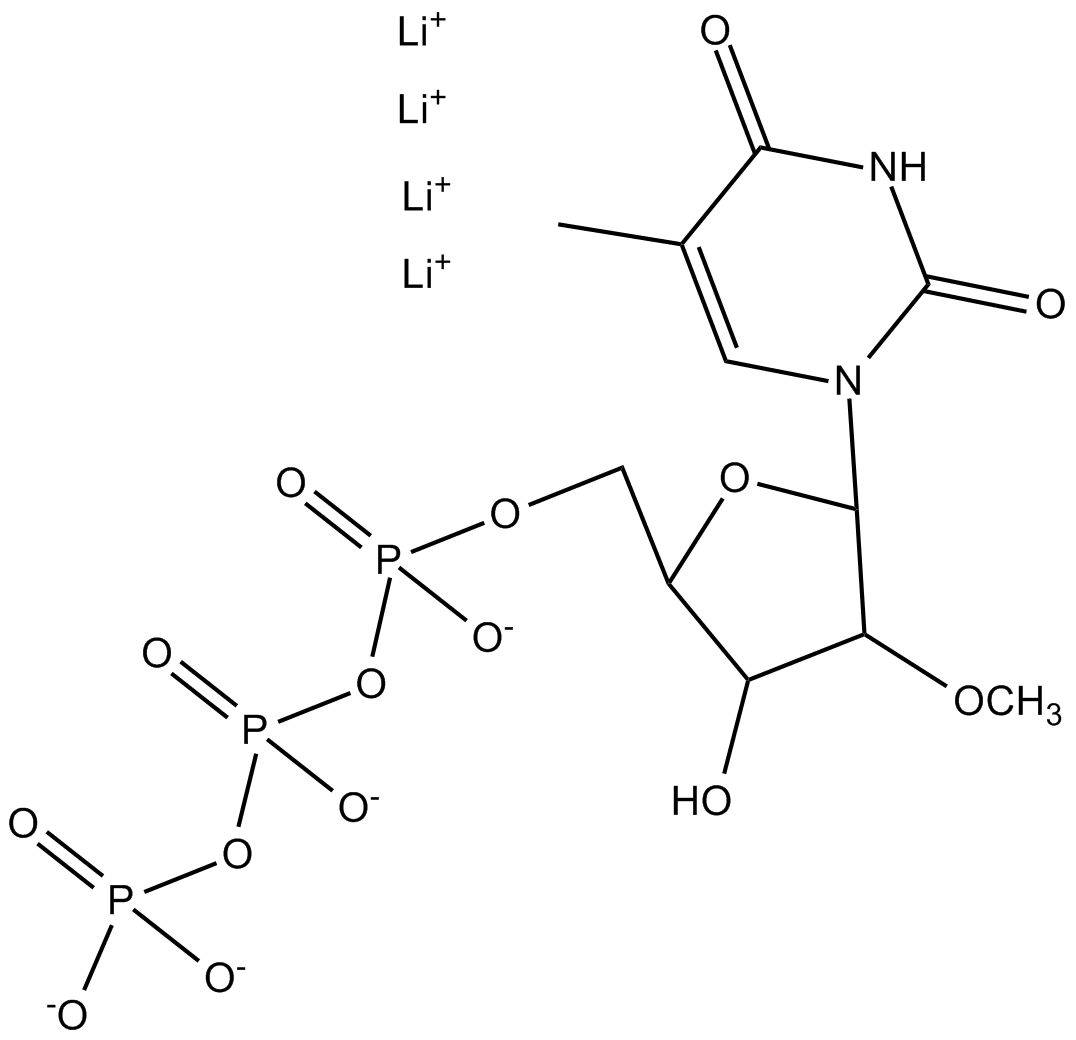 2'-O-Methyl-5-methyl-UTP  Chemical Structure