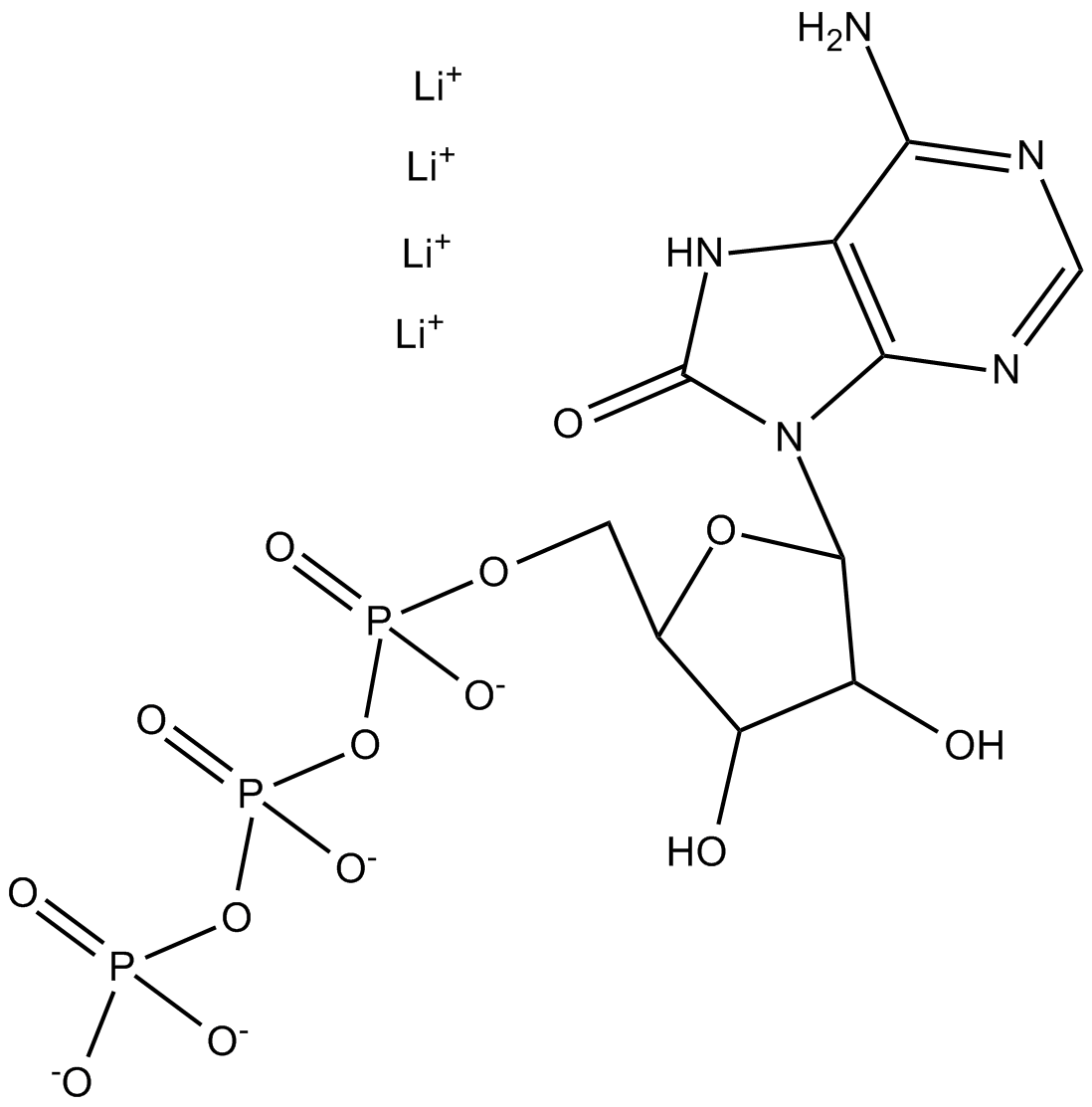8-Oxo-ATP  Chemical Structure